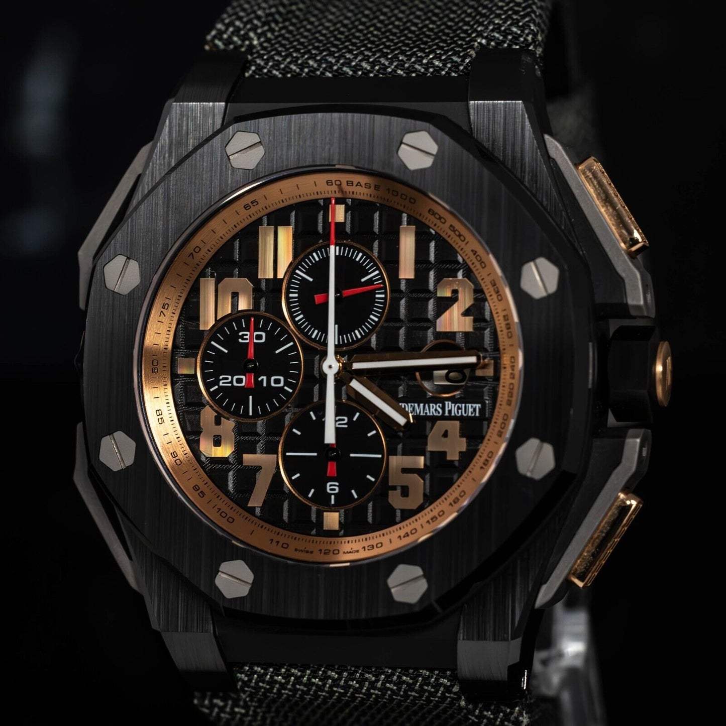 Audemars Piguet Royal Oak Black Men's Watch - 26378IO.OO.A001KE.01