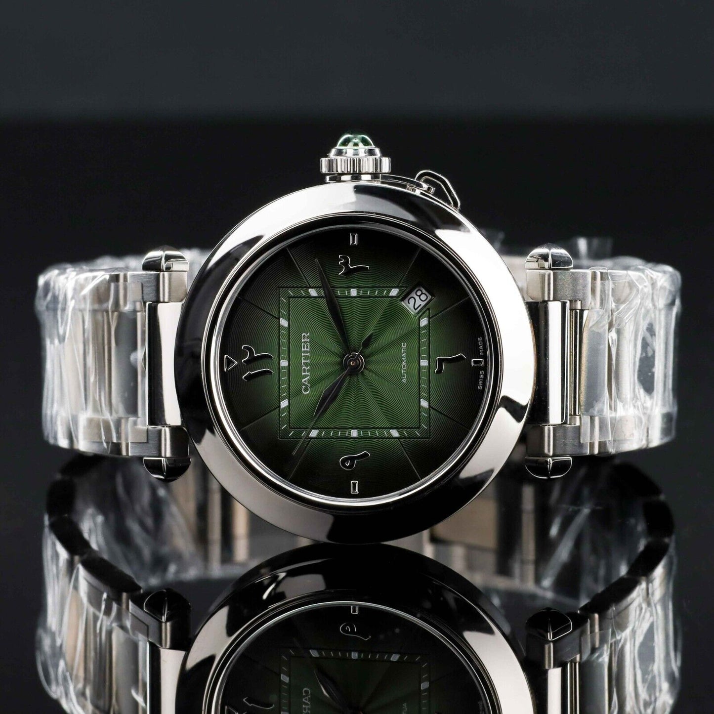 Cartier Pasha Green Dial-WSPA0022