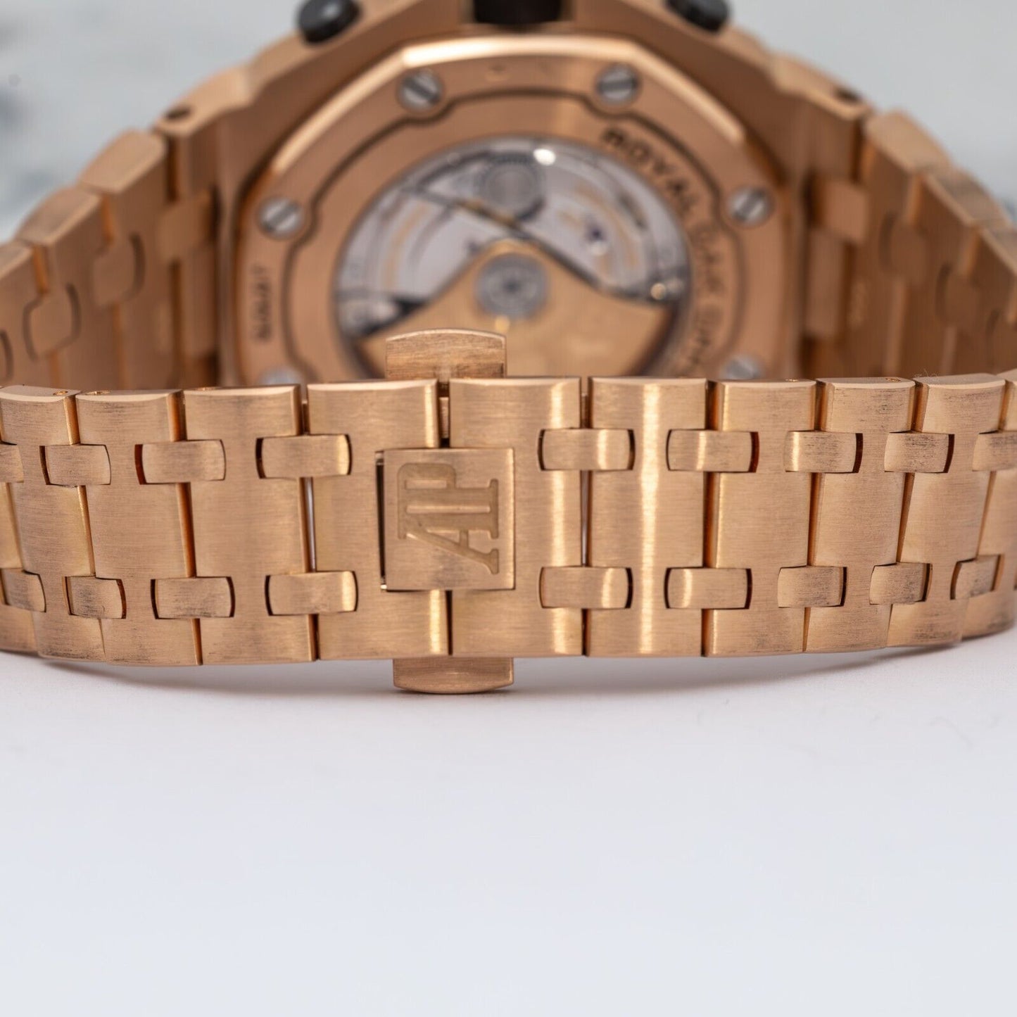 Audemars Piguet Royal Oak Rose Gold Rhodium Brick Watch - 26470OR.OO.1000OR.02