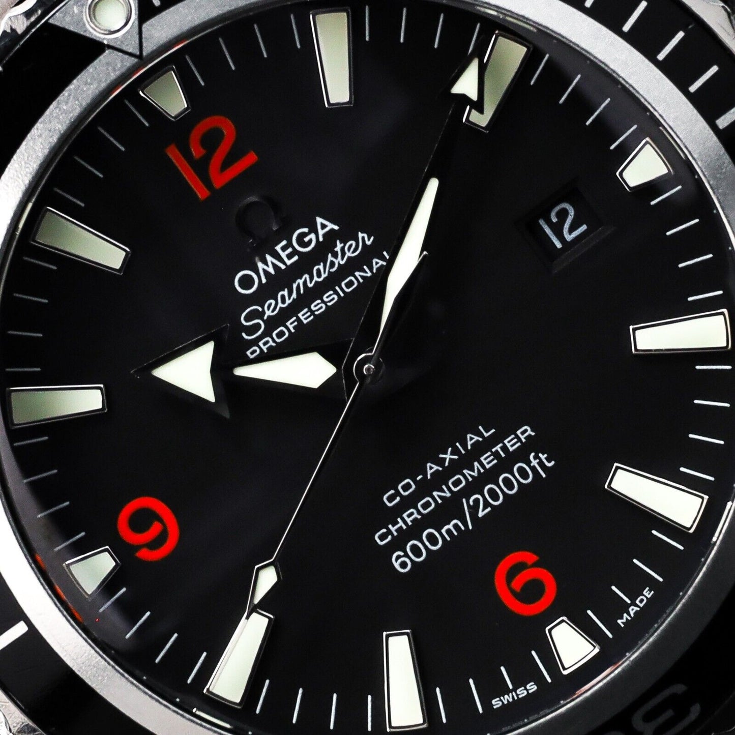 OMEGA Seamaster Planet Ocean Men's Steel Black Dial-2200.51.00