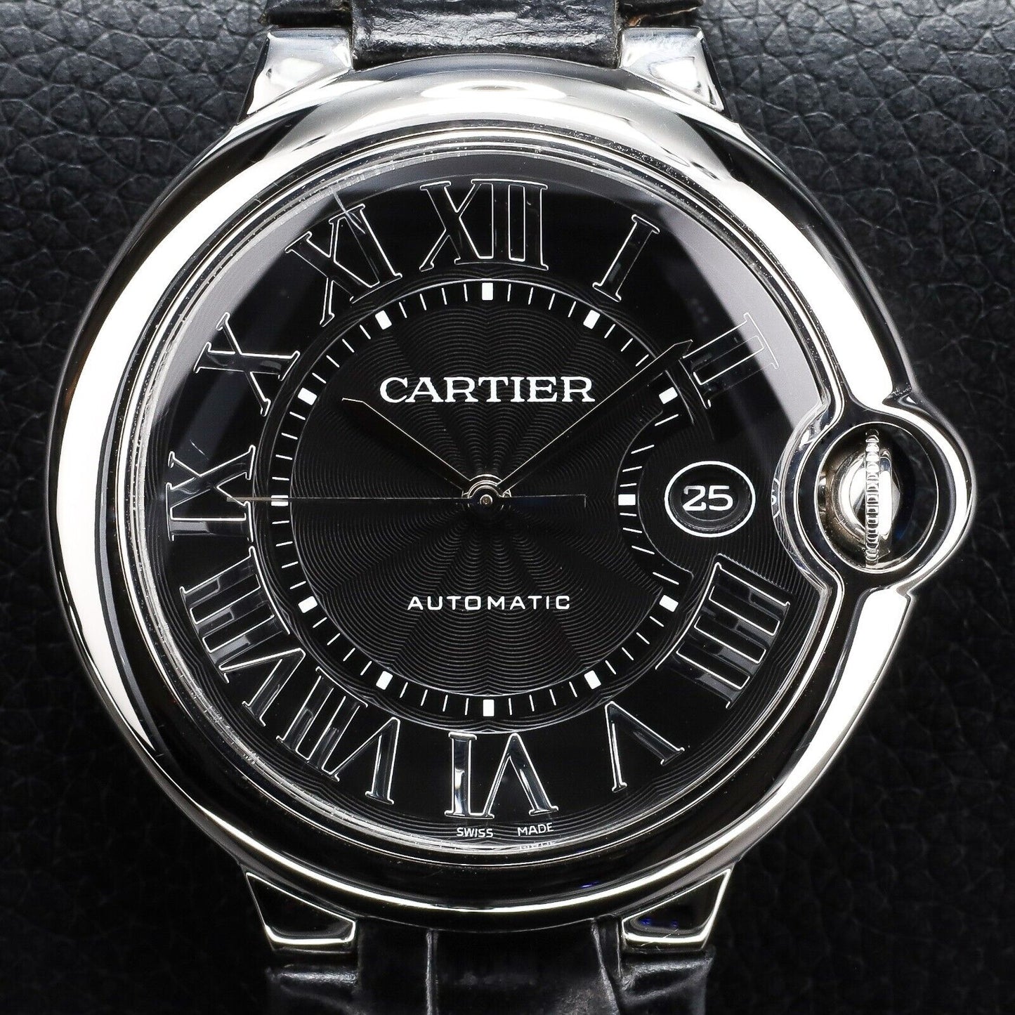 Cartier Ballon Bleu Black Dial-WSBB0003