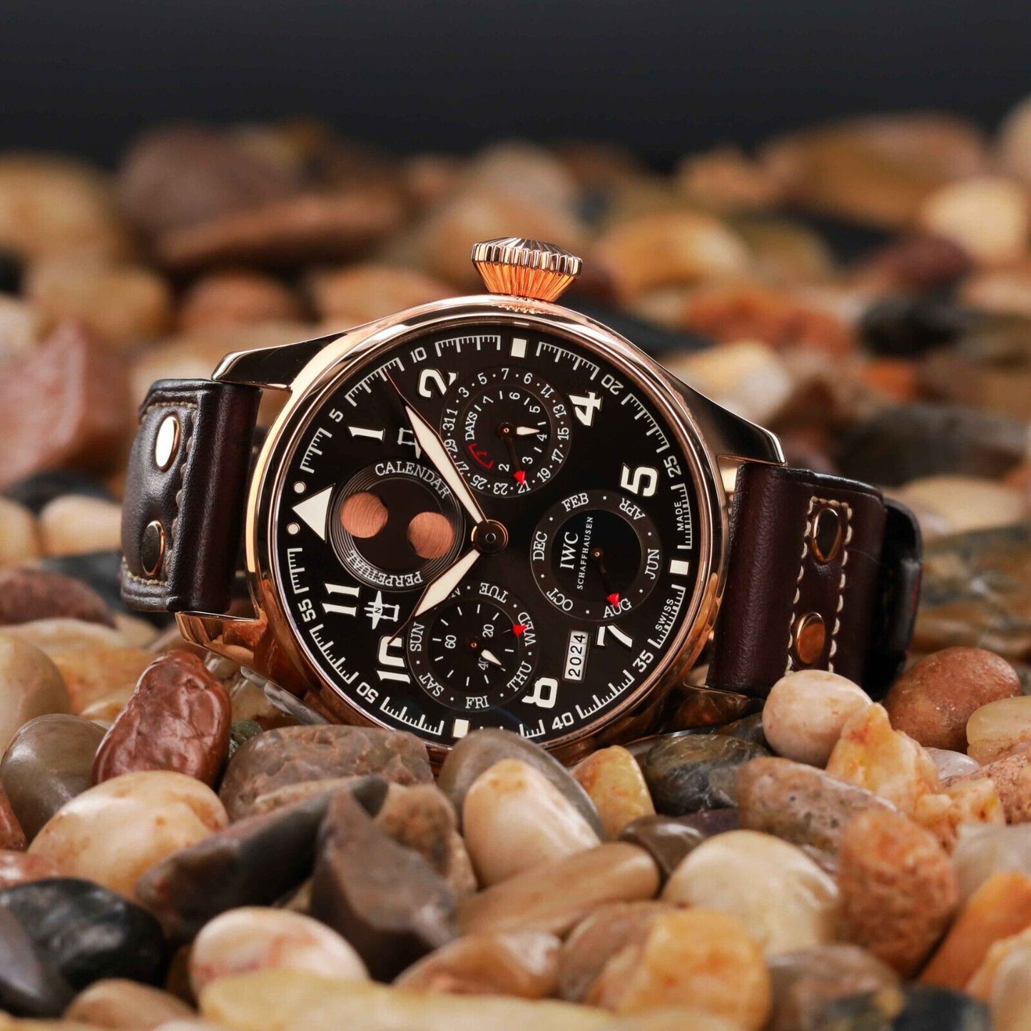 IWC Big Pilot Saint Exupery Rose Gold Mens Watch IW502617