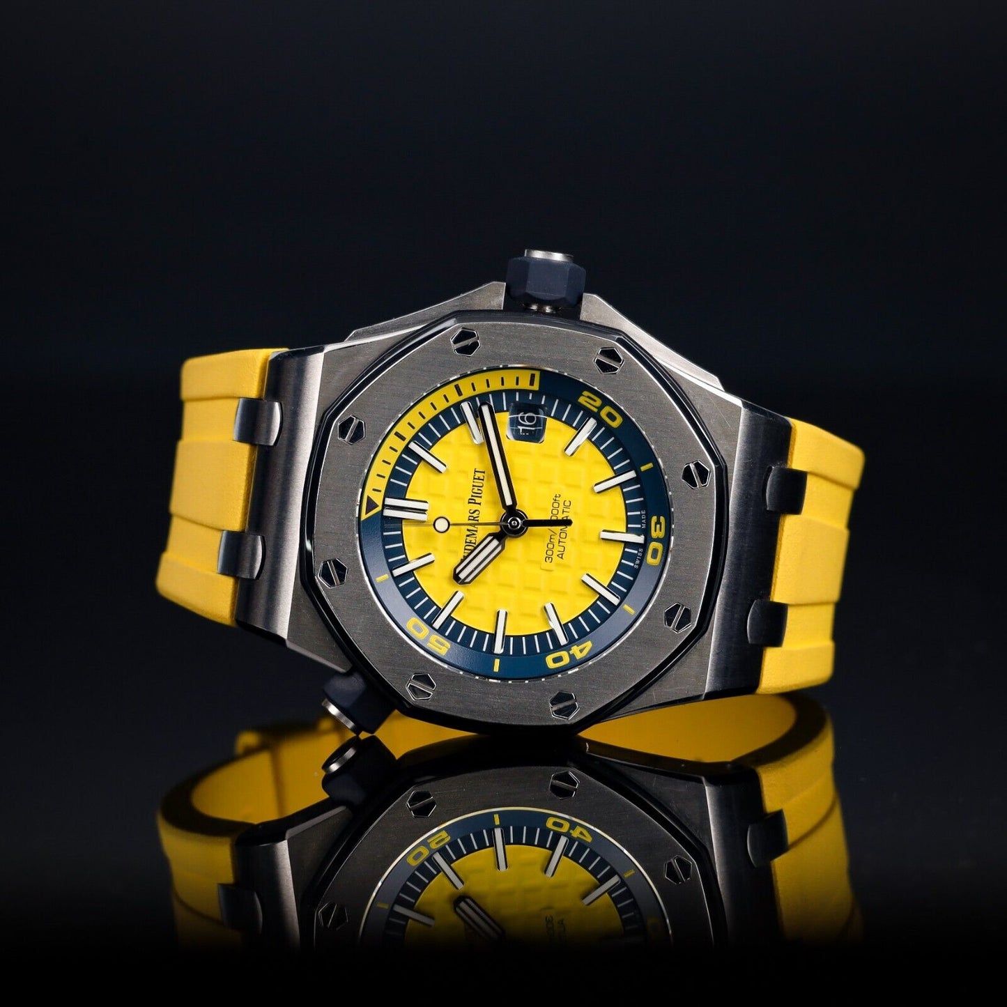 Audemars Piguet Royal Oak Offshore Yellow Men's Watch - 15710ST.OO.A051CA.01