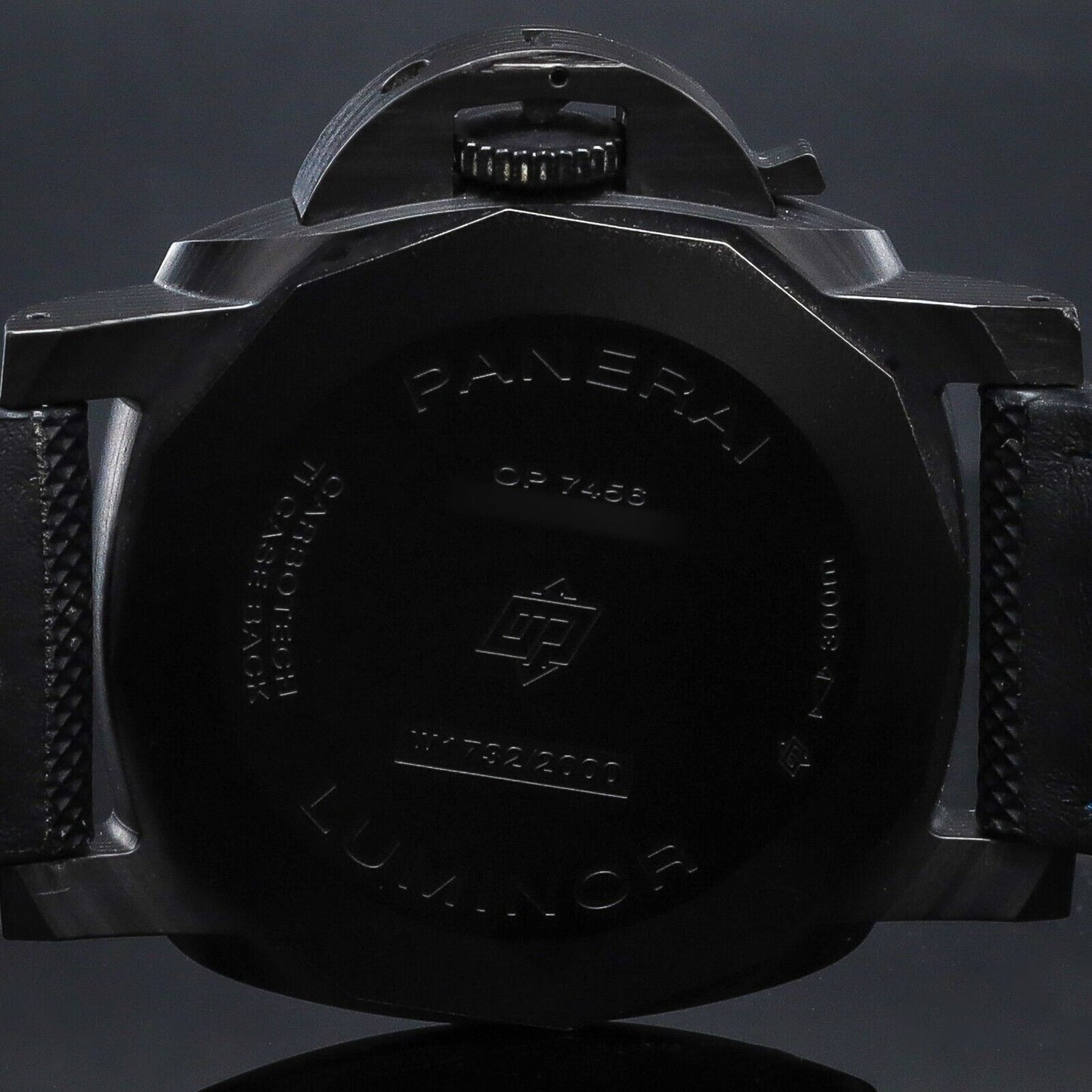 Panerai Luminor Marina 44mm Men's Carbon Black Watch - PAM01661