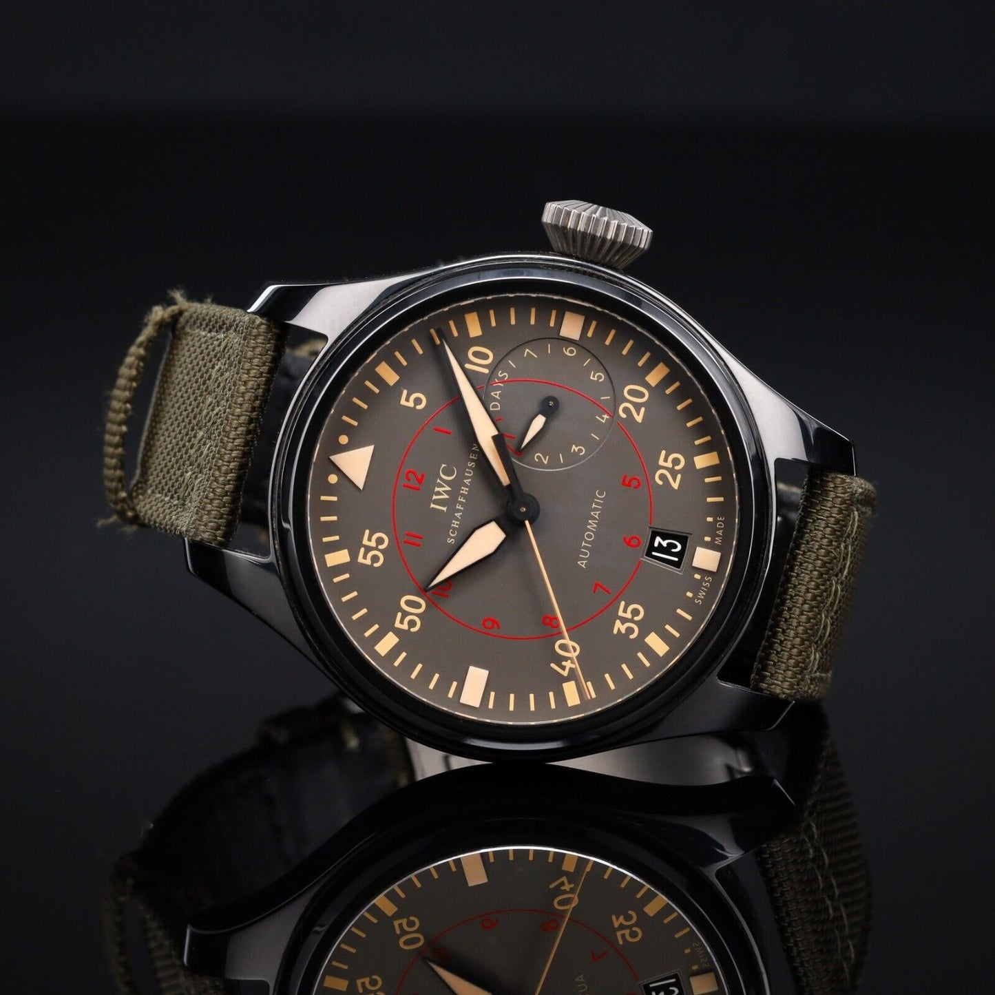 IWC Big Pilot Ceramic Grey Brown Dial -IW501902