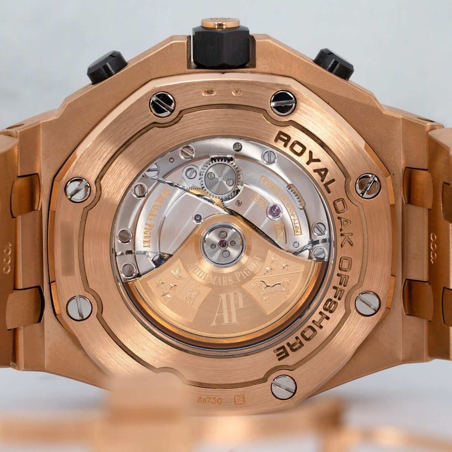 Audemars Piguet Royal Oak Rose Gold Rhodium Brick Watch - 26470OR.OO.1000OR.02