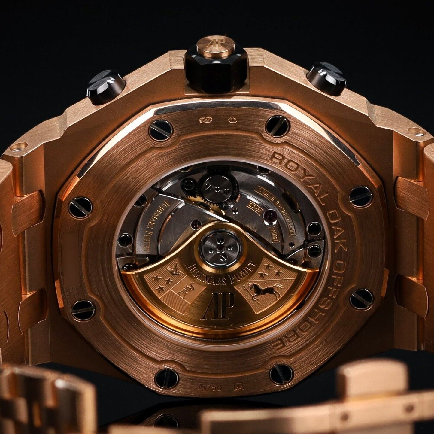 Audemars Piguet Royal Oak Offshore Rose Gold Black Dial -26470OR.OO.1000OR.0