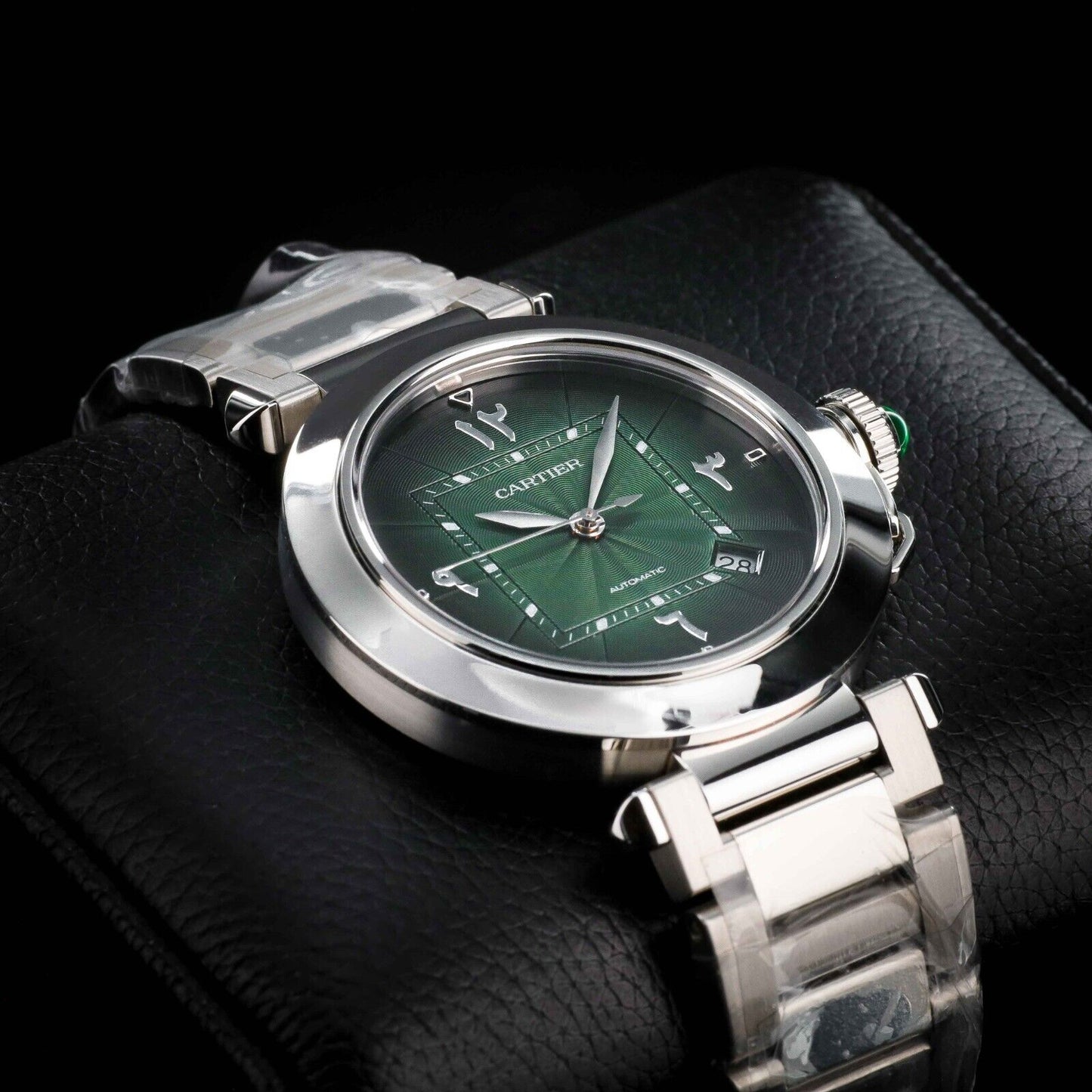 Cartier Pasha Green Dial-WSPA0022