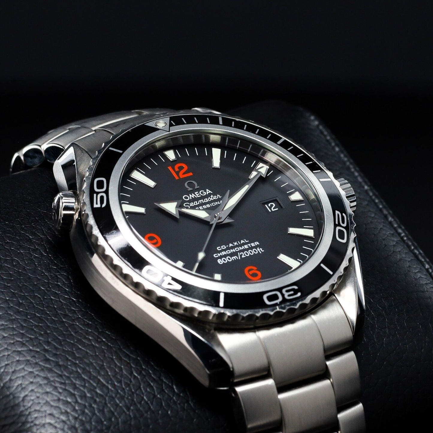 OMEGA Seamaster Planet Ocean Men's Steel Black Dial-2200.51.00