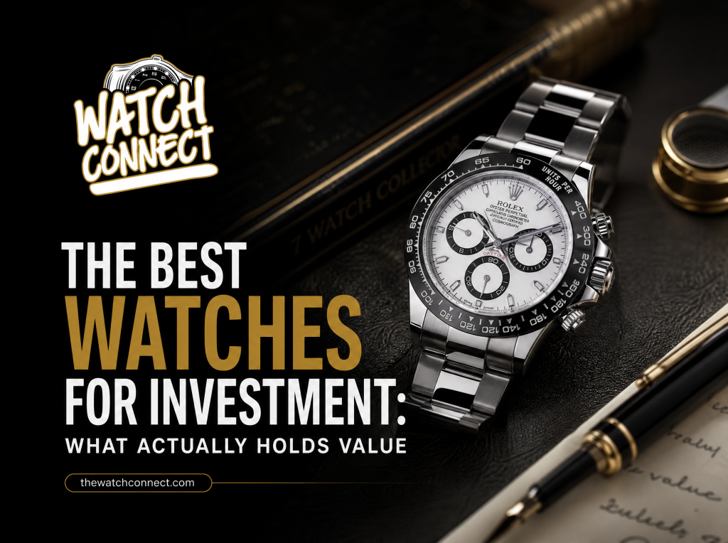 The Best Watches for Investment: What Actually Holds Value