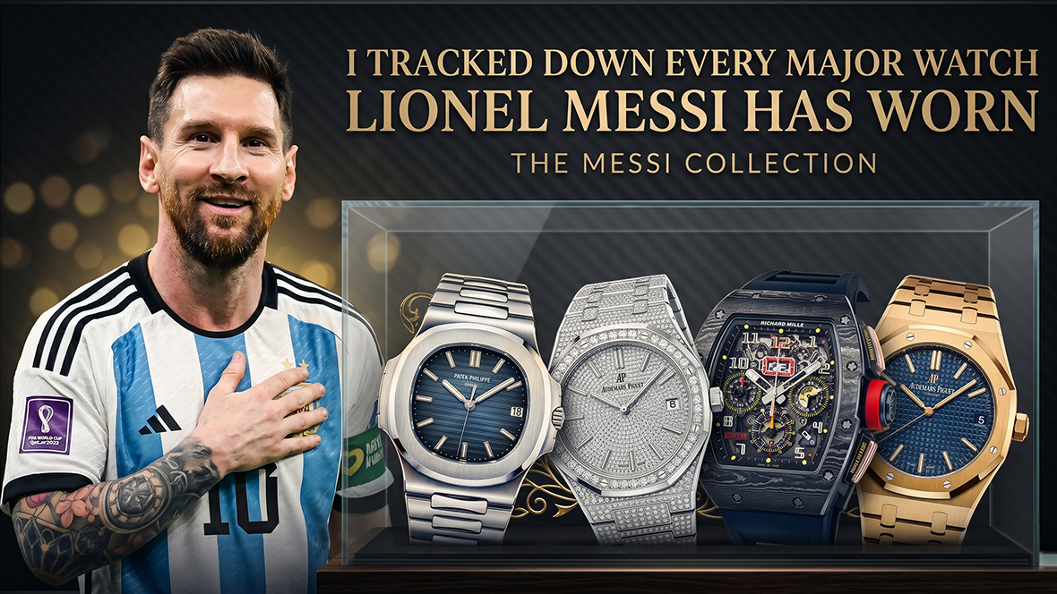 I Tracked Down Every Major Watch Lionel Messi Has Worn – These Are The Craziest