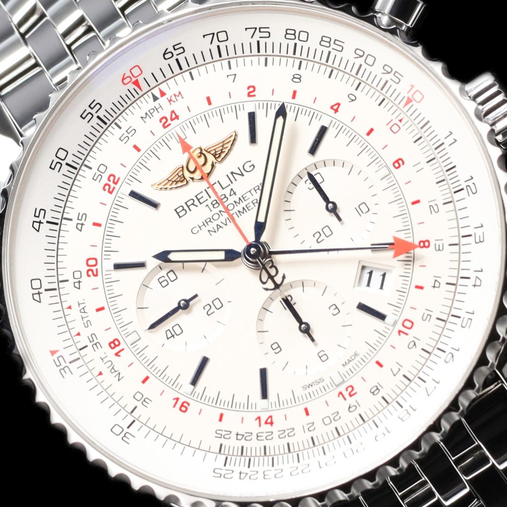 Breitling Navitimer GMT White Dial