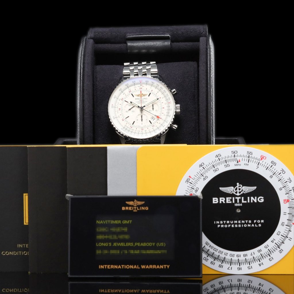 Breitling Navitimer GMT White Dial