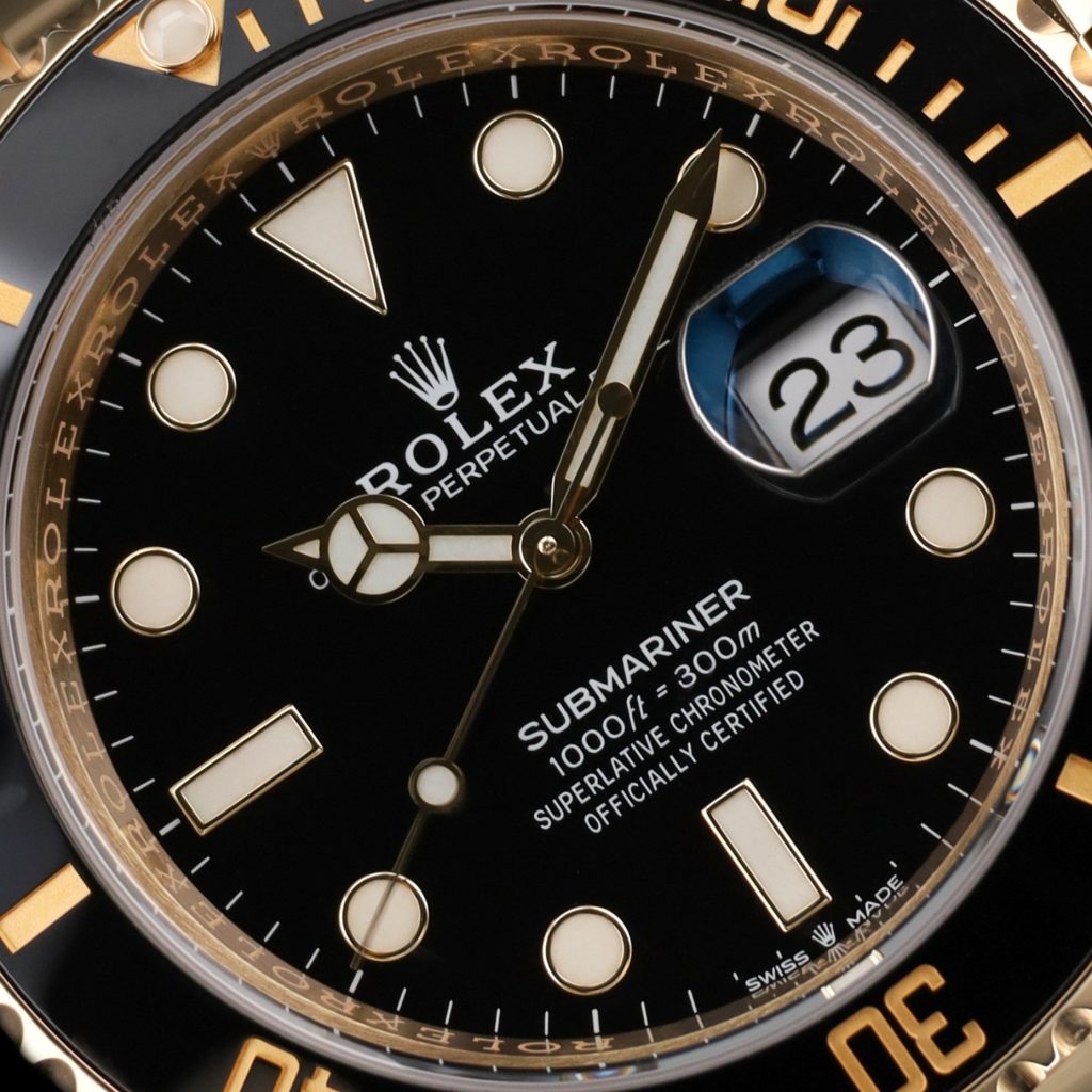 Rolex Submariner Date Yellow Gold Black Dial
