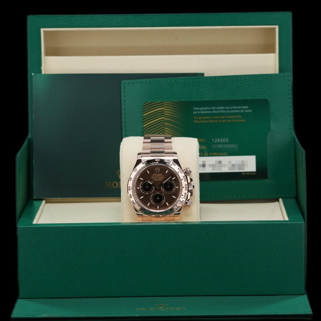 Rolex Daytona Rose Gold Chocolate Dial