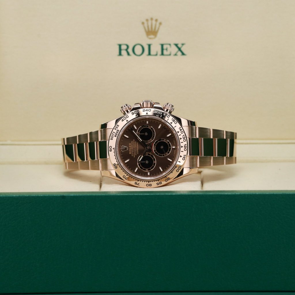 Rolex Daytona Rose Gold Chocolate Dial