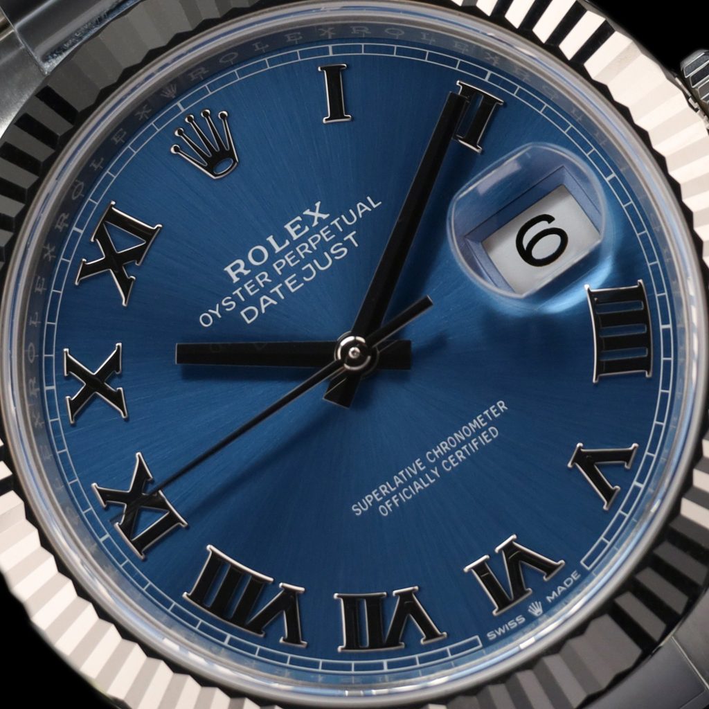 Rolex Datejust Fluted 41mm Roman Blue Dial