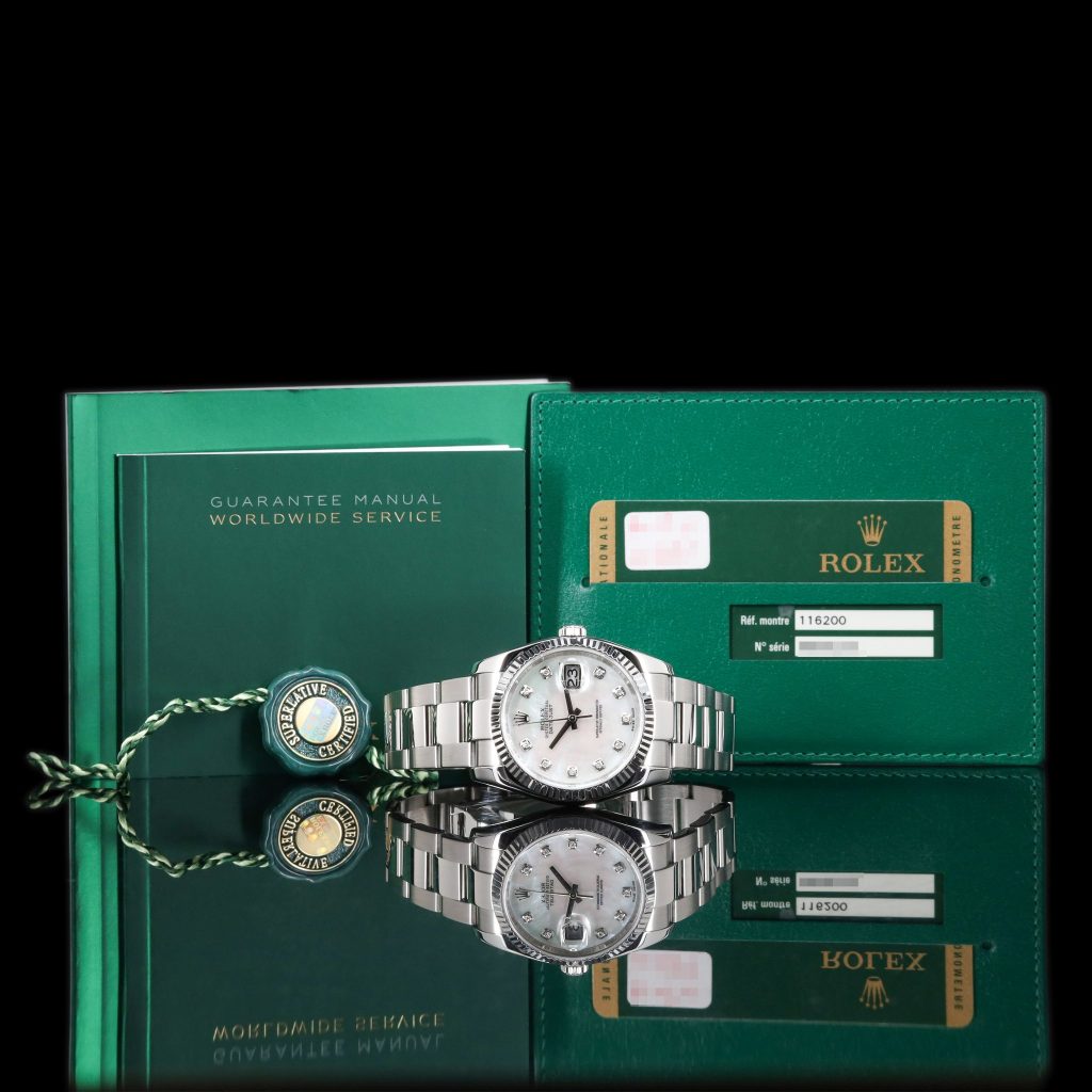 Rolex Datejust MOP Diamond Markers