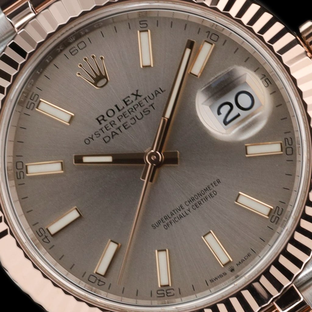 Rolex Datejust 41 Silver Stick Dial