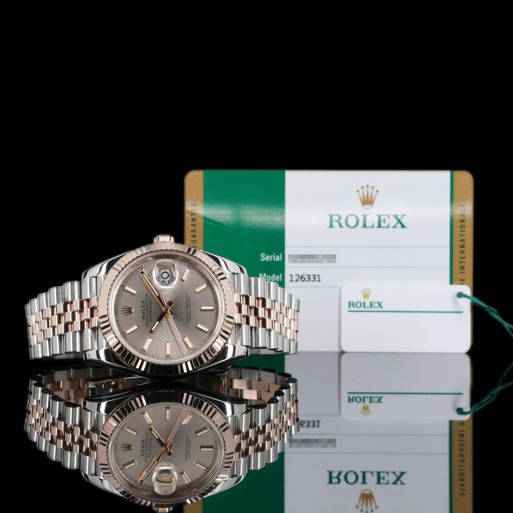 Rolex Datejust 41 Silver Stick Dial