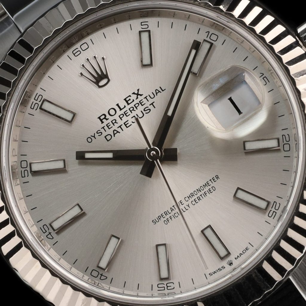 Rolex Datejust 41 White Stick Dial