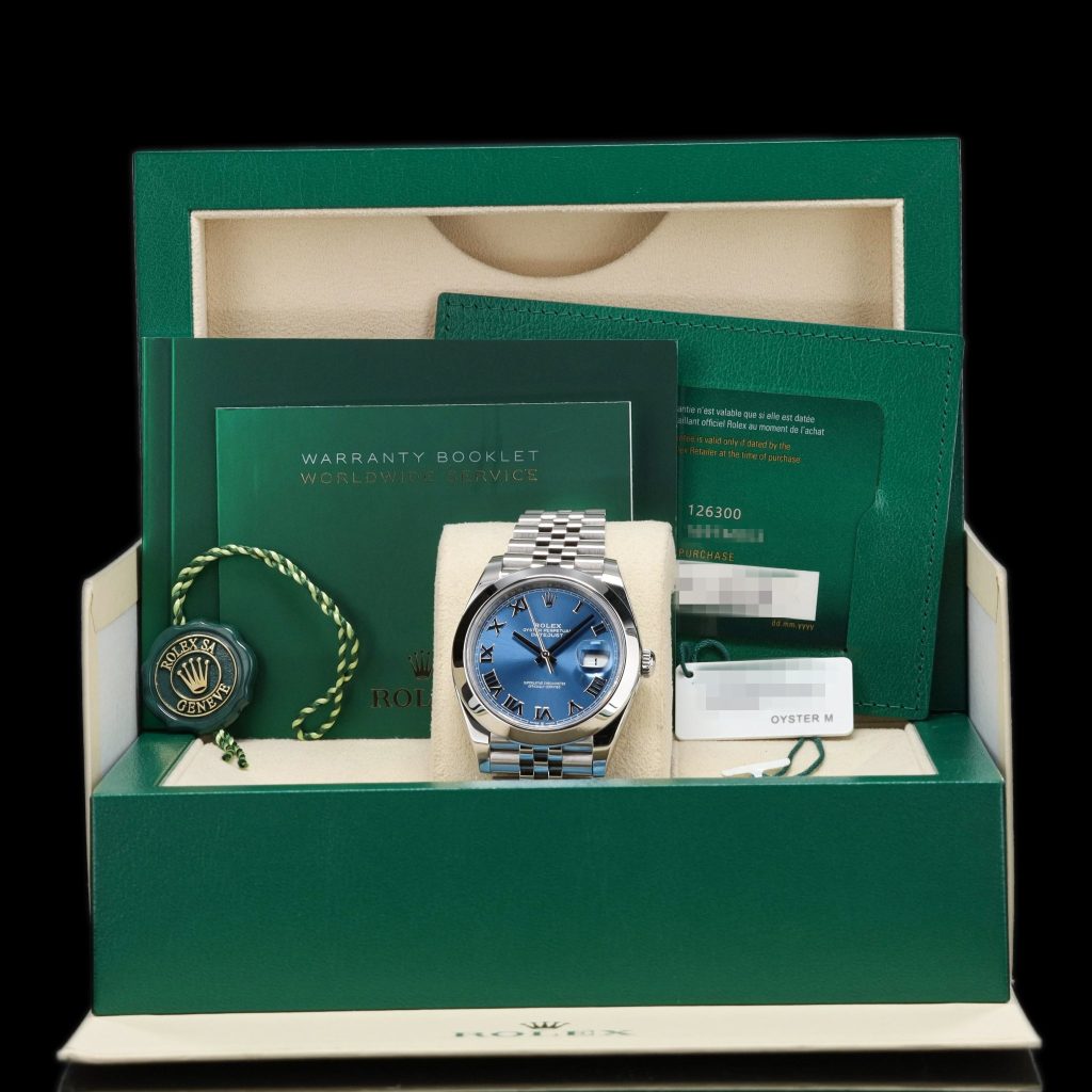 Rolex Datejust 41 41mm Blue Roman Dial