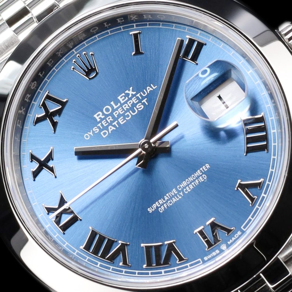 Rolex Datejust 41 41mm Blue Roman Dial
