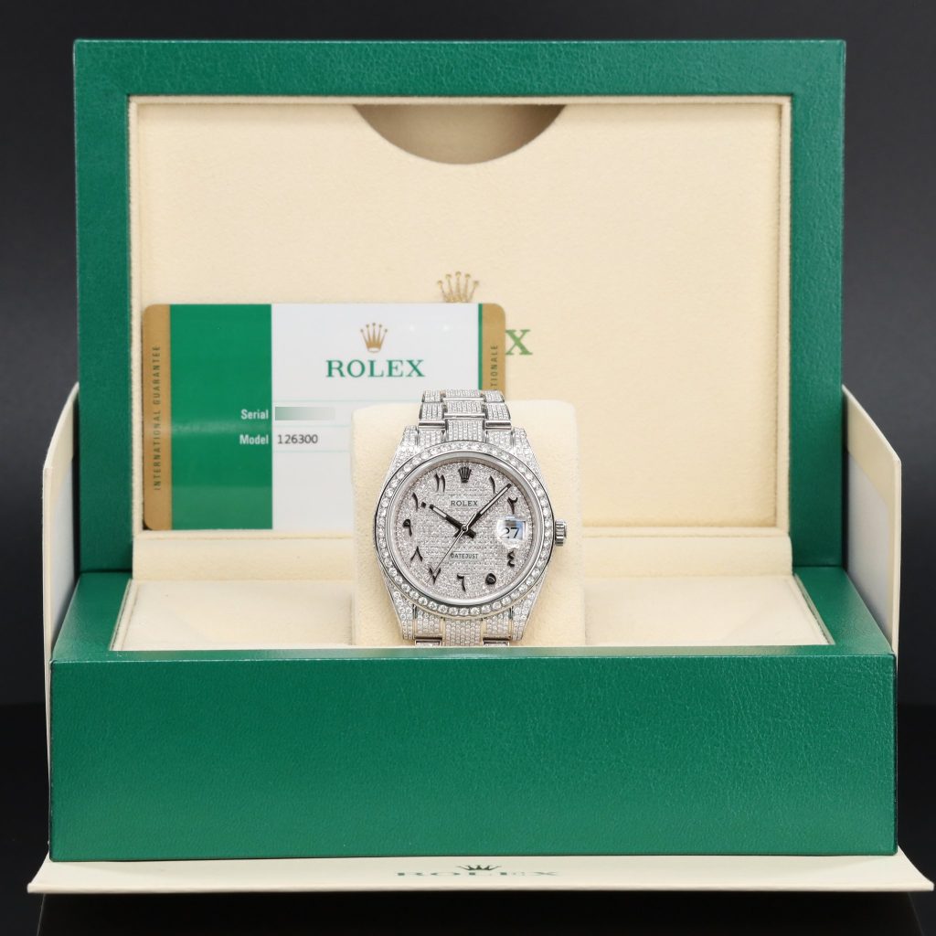 Rolex Datejust 41 41mm Full Flood Hindi/Arabic Numeral Bussdown