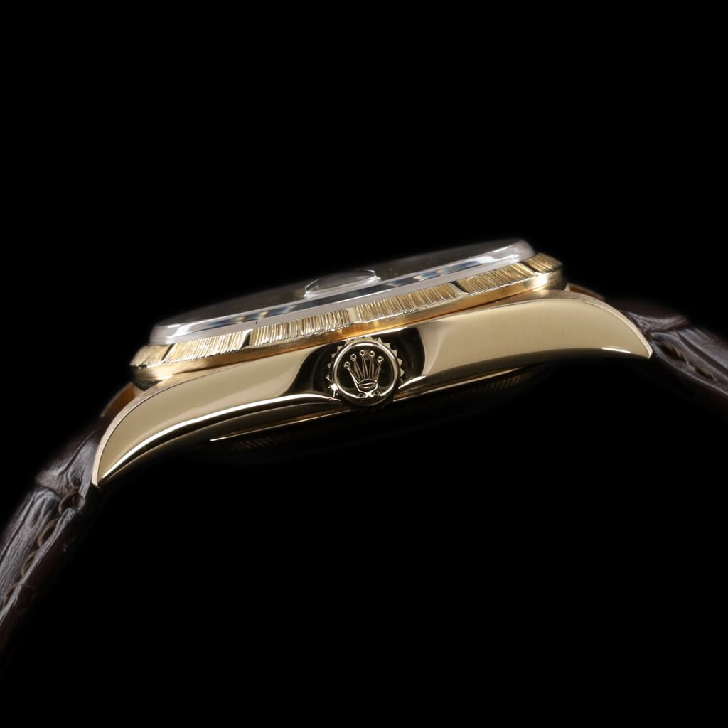 Rolex Day-Date 36 Daydate papers and service card Stretched Bracelet