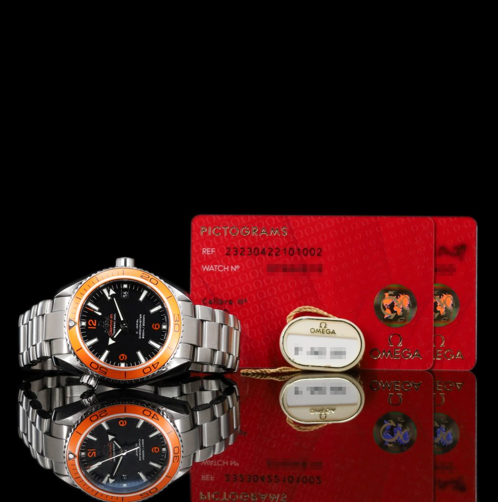 Omega Seamaster Planet Ocean 600M Orange (Hang Tag)