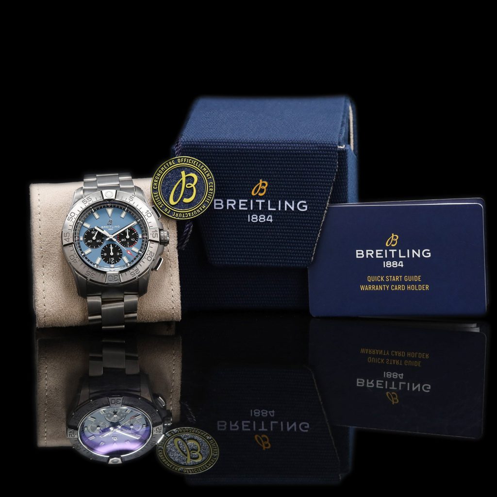 Breitling Super Avenger Titanium Blue Dial (Manual)
