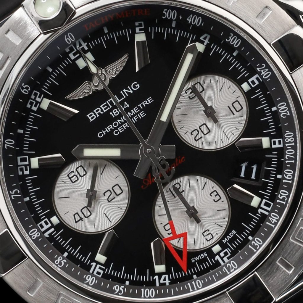 Breitling Chronomat 44 GMT Aftermarket strap includes factory clasp