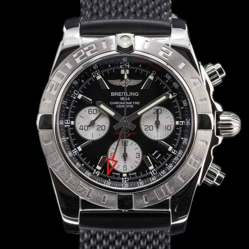 Breitling Chronomat 44 GMT Aftermarket strap includes factory clasp