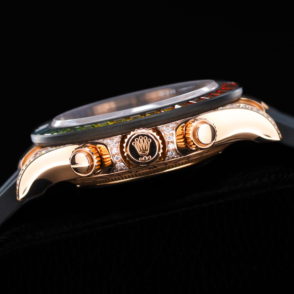 Blaken Daytona Rainbow Skeleton Rose Gold