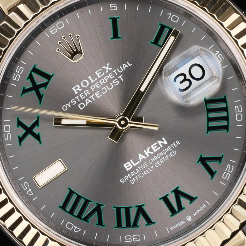 Blaken Datejust 41 Wimbledon Two Tone DLC Coated