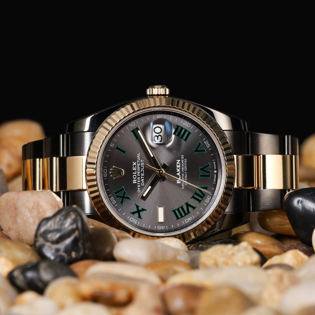Blaken Datejust 41 Wimbledon Two Tone DLC Coated