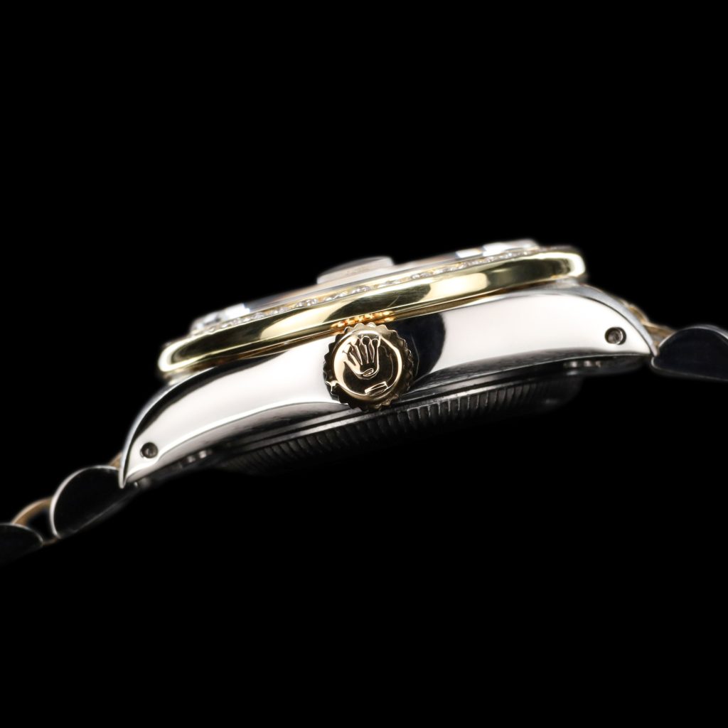 Rolex Datejust 36 Lady 26 Gold Dial AM Bezel