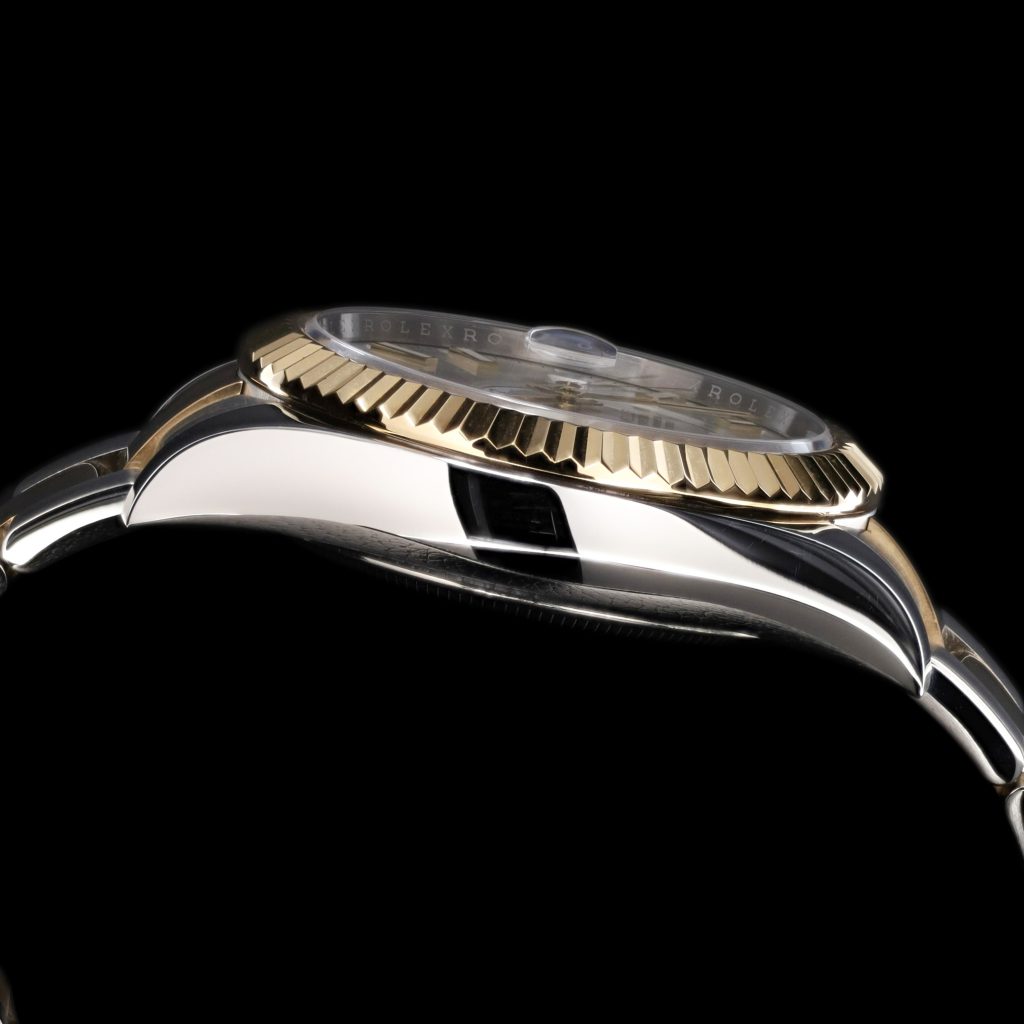 Rolex Sky-Dweller Two Tone Gold White Dial