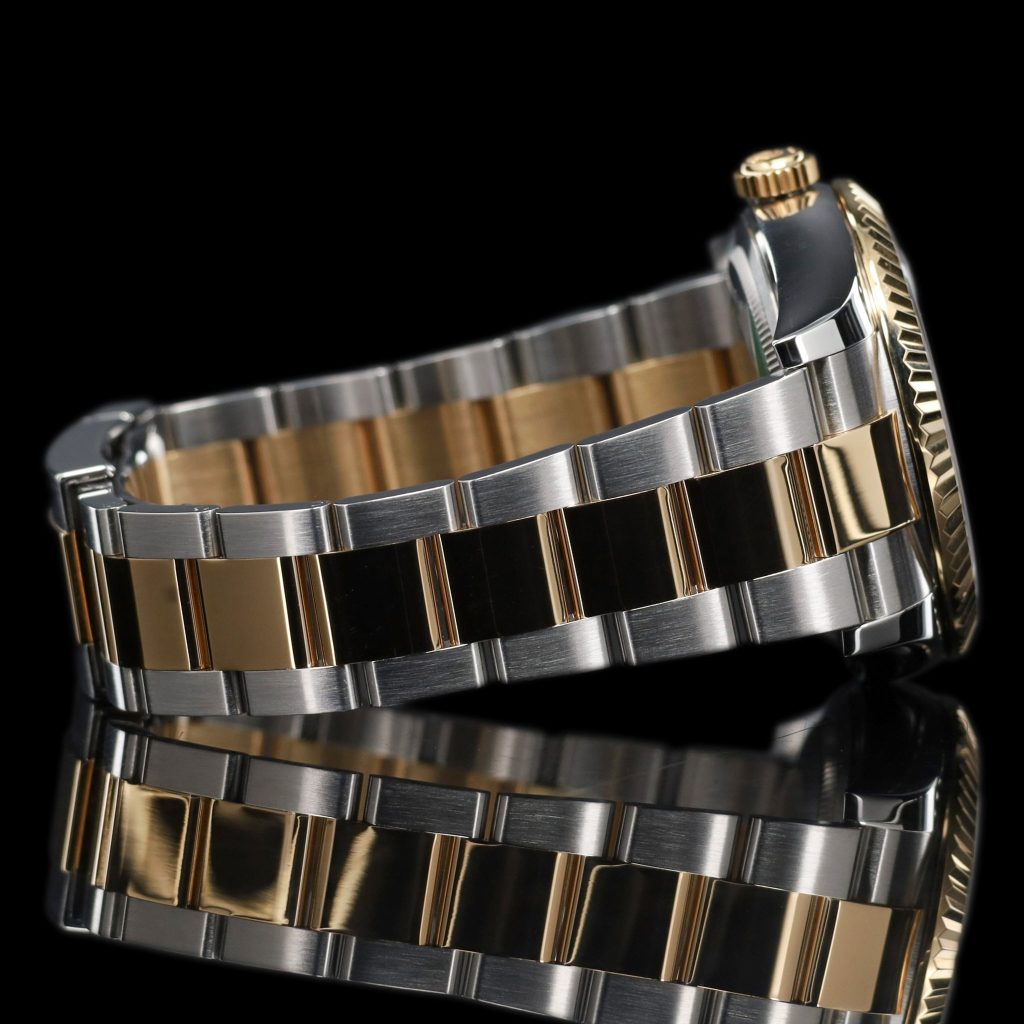 Rolex Sky-Dweller Two Tone Gold White Dial