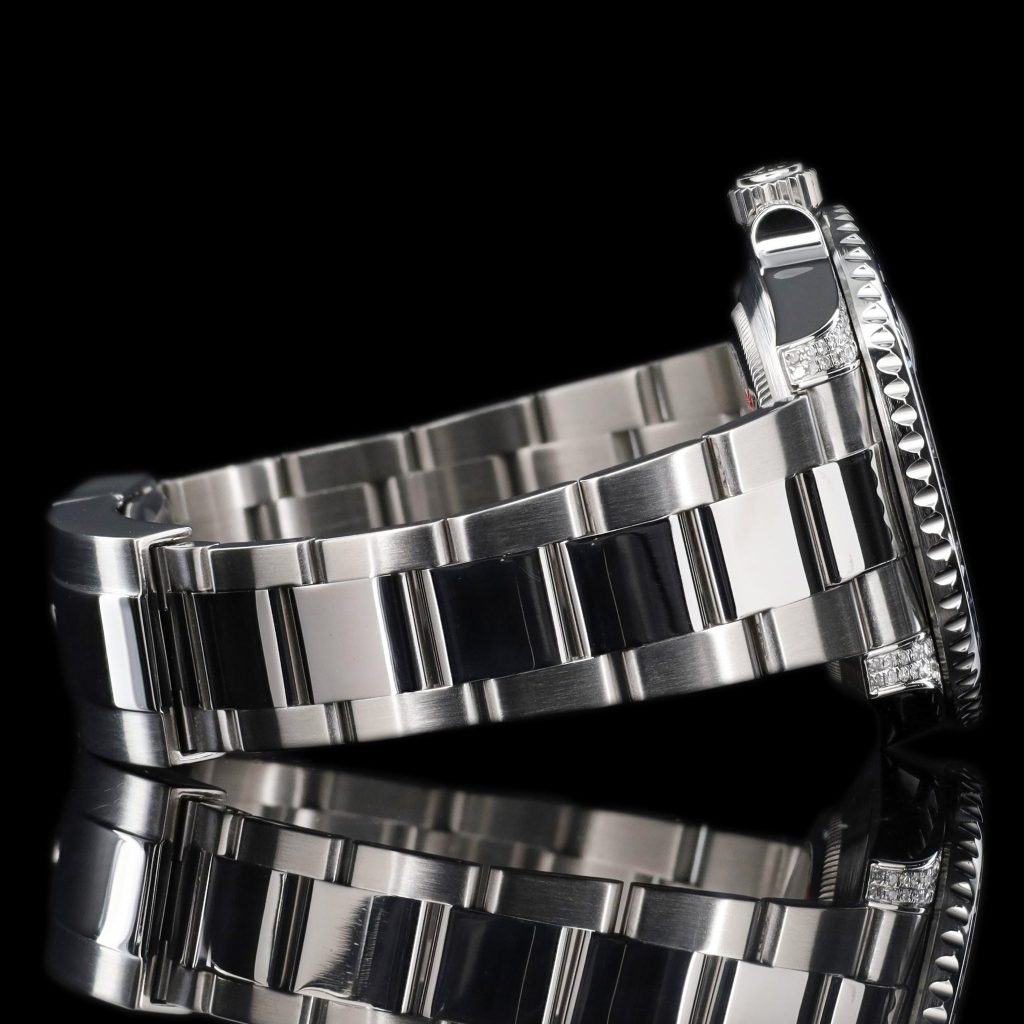 Rolex Submariner Sub Date AM Blue Dial AM Diamond Bezel