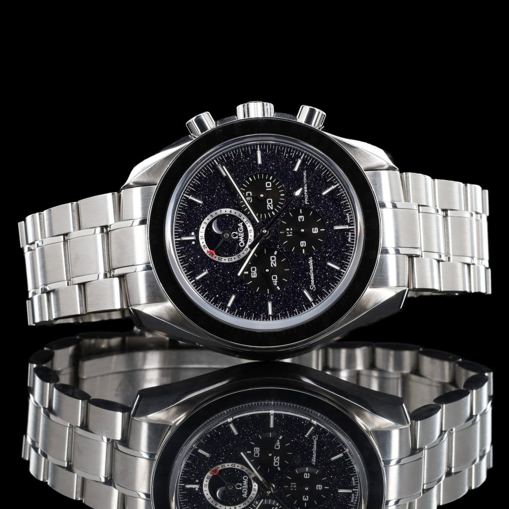 Omega Speedmaster Moonwatch Professional Moonphase Aventurine / Bracelet