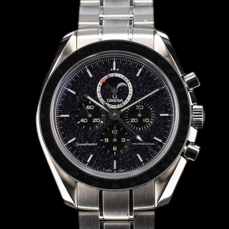 Omega Speedmaster Moonwatch Professional Moonphase Aventurine / Bracelet