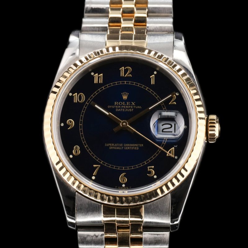 Rolex Datejust 36 Two Tone Blue Dial