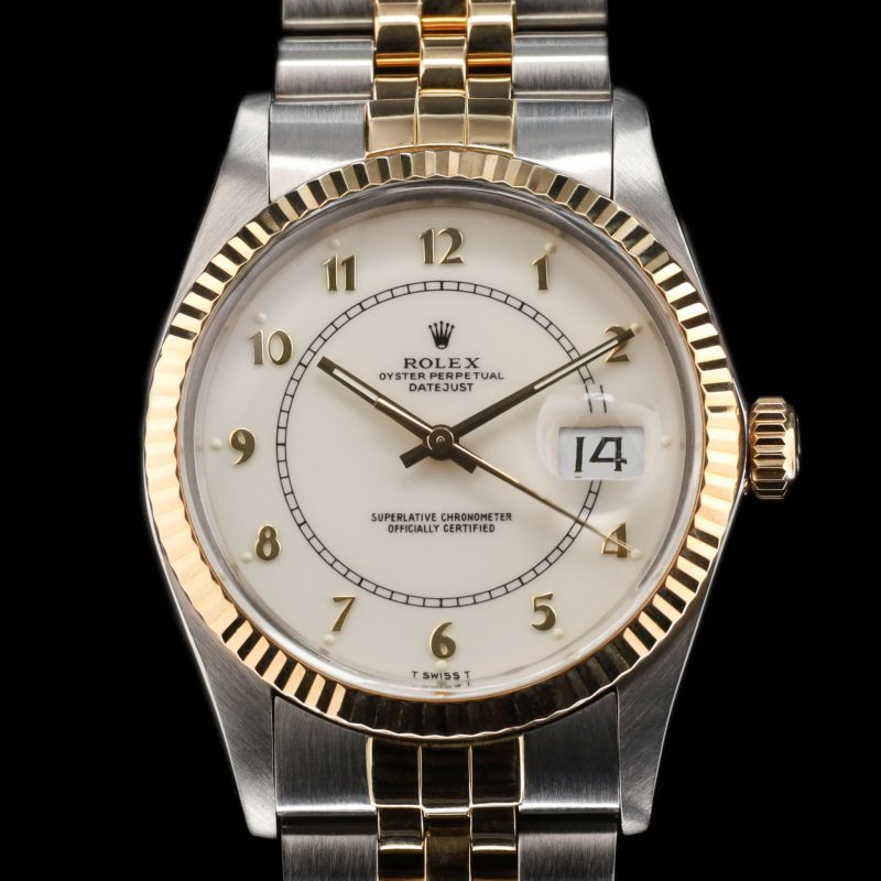 Rolex Datejust 36 Two Tone White Dial