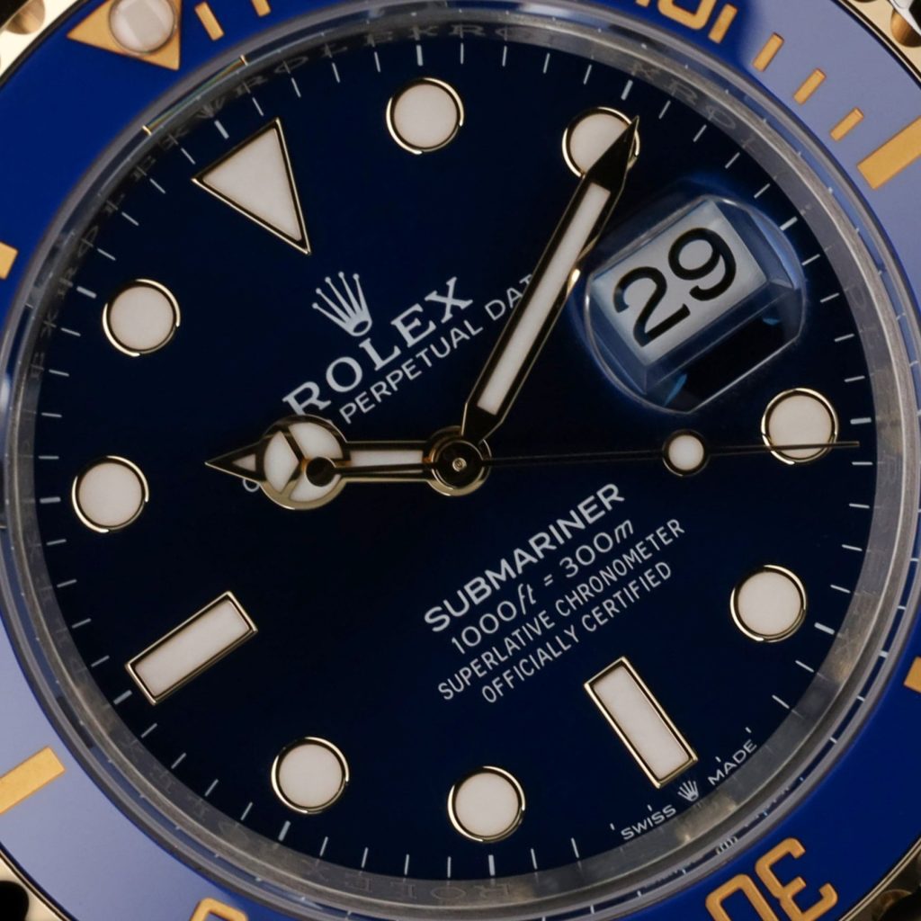 Rolex Submariner Date 41 Stainless Steel / Yellow Gold / Blue