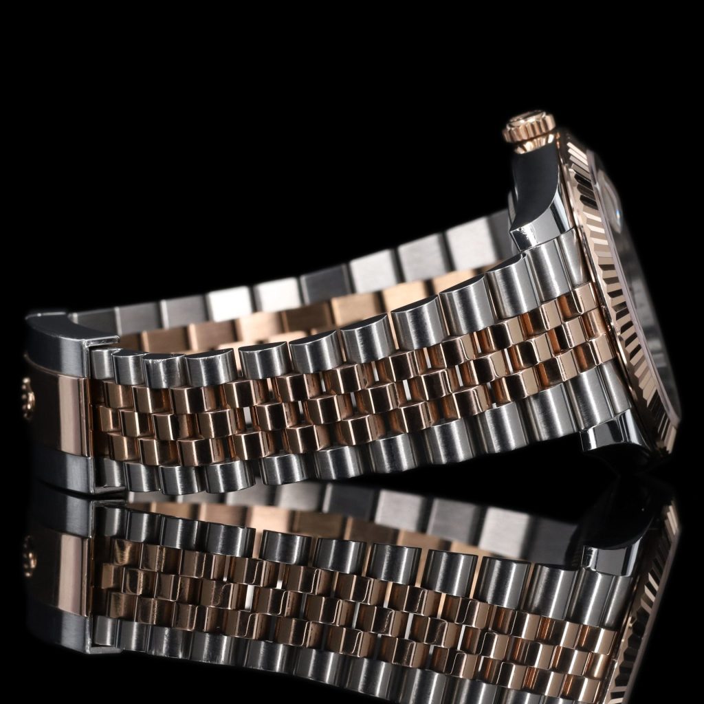 Rolex Datejust 41 Rolesor Everose Fluted / Jubilee / Chocolate