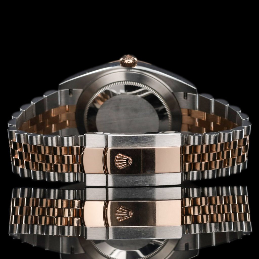 Rolex Datejust 41 Rolesor Everose Fluted / Jubilee / Chocolate