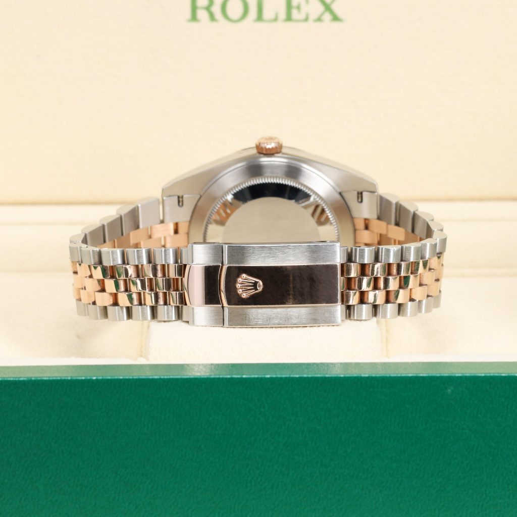 Rolex Datejust 41 Rolesor Everose Fluted / Jubilee / Chocolate