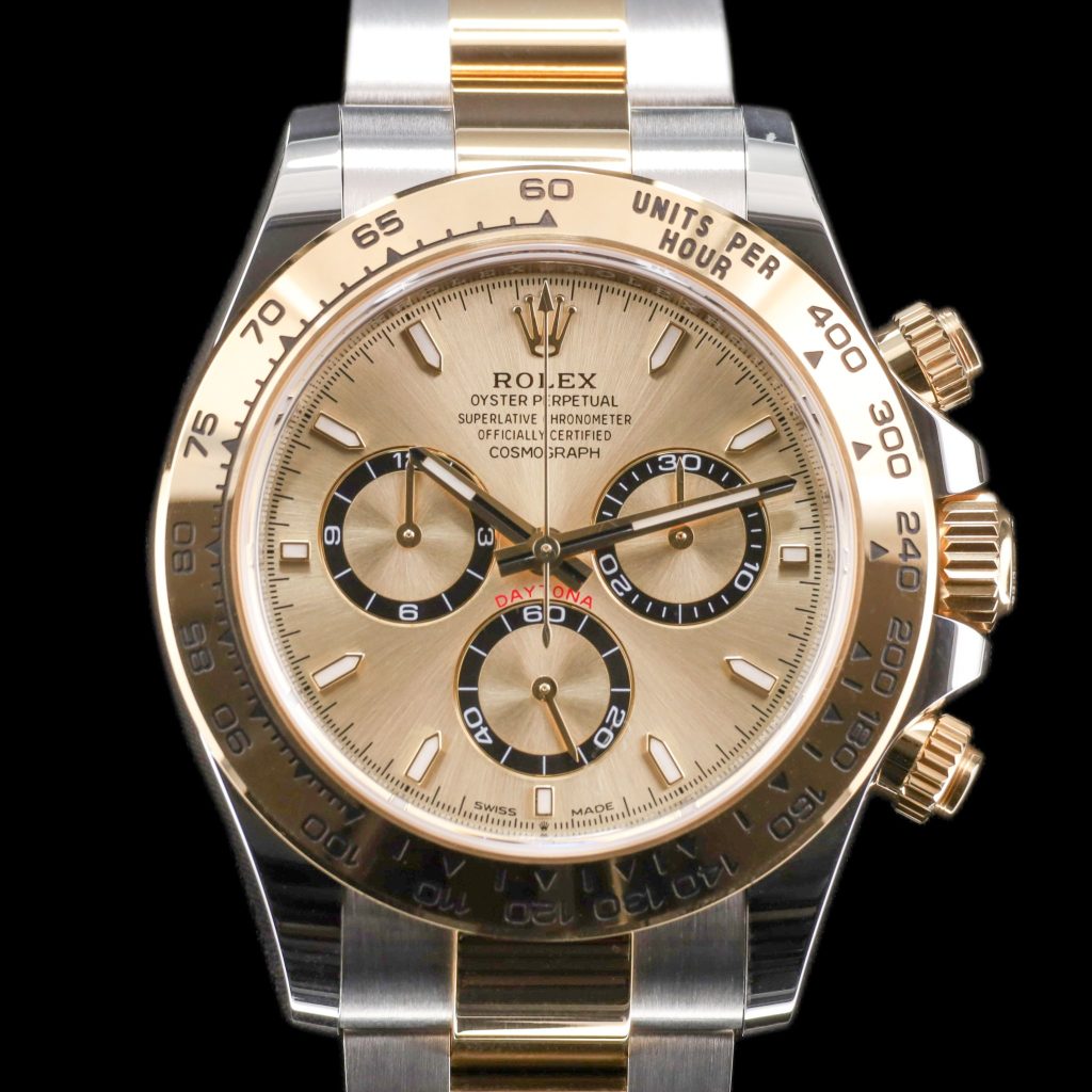 Rolex Daytona Cosmograph Stainless Steel / Yellow Gold / Champagne