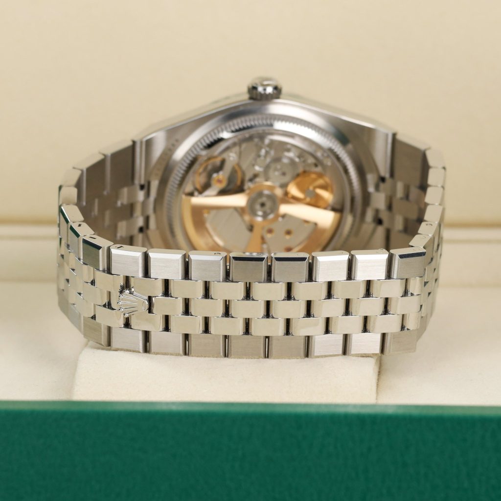 Rolex Land-Dweller Land-Dweller 36 Oystersteel – White Gold / White / Flat Jubilee